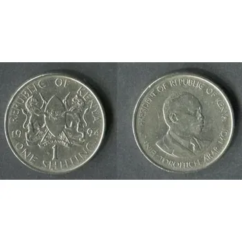 Sběratelství KEŇA. 1 shilling 1994. KM-20a