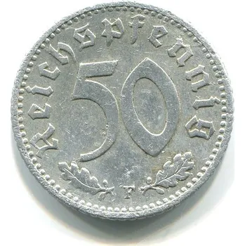 NĚMECKO. 50 Pfennig 1942/F.