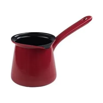 Smaltovaná konvička na kávu - 0,75 l - červená