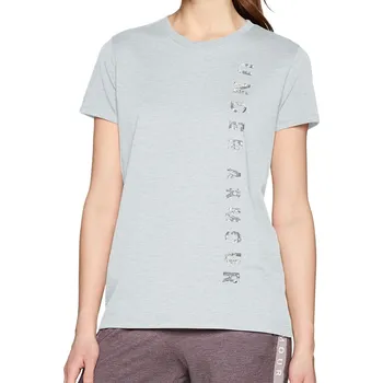 Dámské oblečení Dámské tričko UNDER ARMOUR Vertical Graphic Classic Crew (1330354)