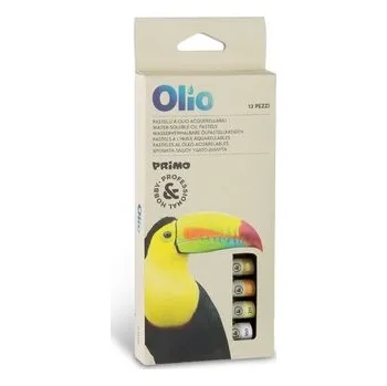 Olejové křídy PRIMO akvarelové, 10 x 60mm, 12ks, papírový obal