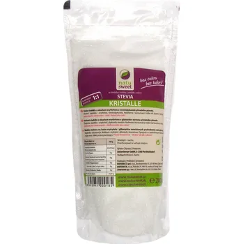Přisada na vaření a pečení Stevia Natusweet Kristalle 1:1 200 g