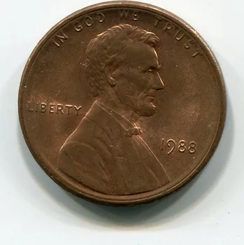 USA. 1 cent 1988. KM-201