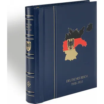 Obal pro sběratelský předmět Leuchtturm Album PERFECT DP CLASSIC, s kazetou, s potiskem - Nacistické Německo 1933-1945, modrá