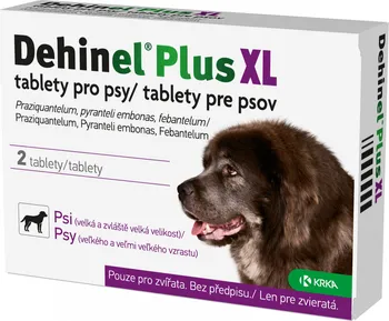 Antiparazitikum pro psa KRKA Dehinel Plus XL