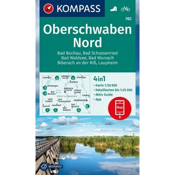KOMPASS Wanderkarte 782 Oberschwaben Nord 1:50.000