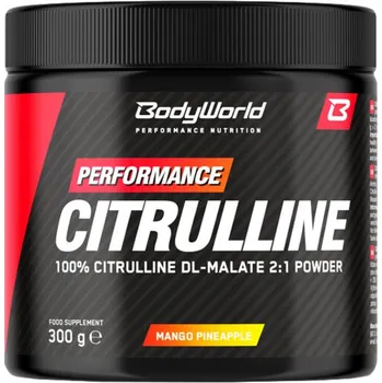 Aminokyselina BodyWorld Citrulline 300 g, pomeranč