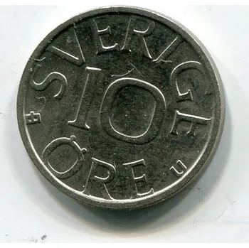 ŠVÉDSKO. 10 öre 1979.