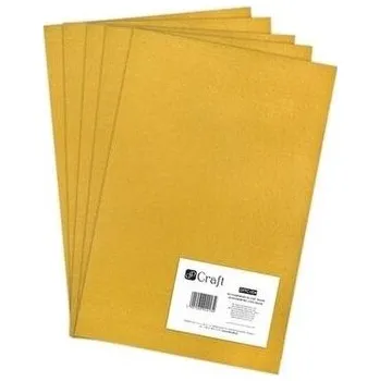 Set školních potřeb Filc poliestrowy A4 yellow 5szt