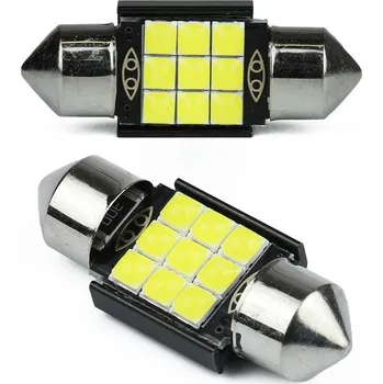 Žárovka Interlook LED autožárovka C5W 9 SMD 3030 3D 31 mm
