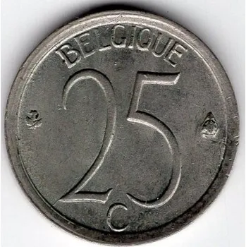 BELGIE. 25 centimes 1966. BELGIQUE.