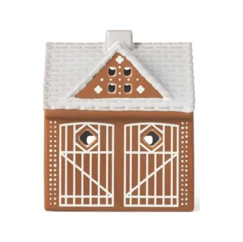 Bytová dekorace Kähler Urbania Gingerbread Stable hnědá