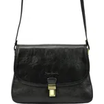 Kožená kabelka Pierre Cardin 4229 GNC AVANC - černá