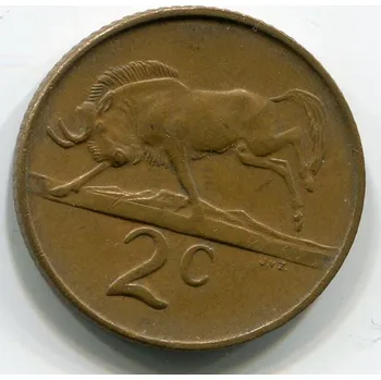 JIHOAFRICKÁ REPUBLIKA. 2 cents 1981.
