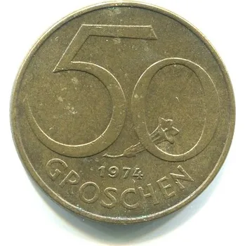 RAKOUSKO. 50 Groschen 1974.