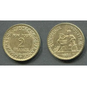 FRANCIE. 2 francs 1921. KM-877