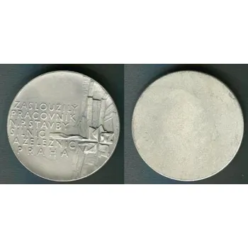 PRAHA. Stavby silnic a železnic n.p. Praha. Zasloužilý pracovník.