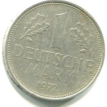 NĚMECKO. 1 Mark 1972/F
