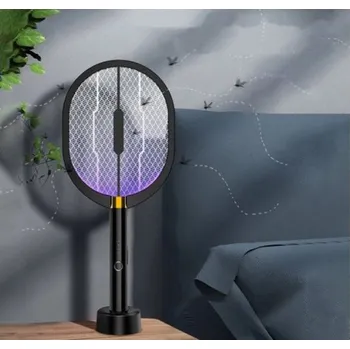 Elektrický lapač LED XQN 989 UV dobíjecí UV LED lampa a elektronická plácačka pro hubení polétavého hmyzu