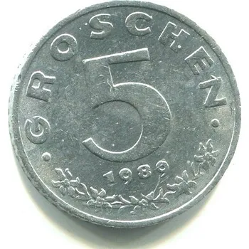 RAKOUSKO. 5 Groschen 1989.