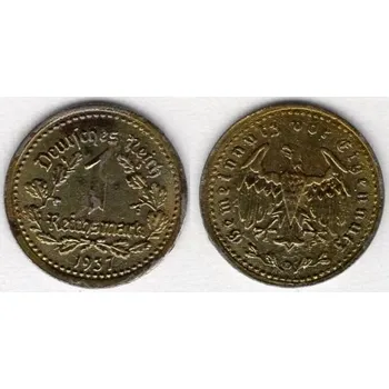 NĚMECKO. 1 Mark 1937/D. Dětský peníz.