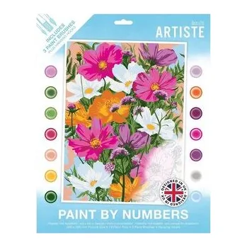 Set školních potřeb Malowania po numerach - In bloom