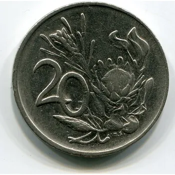JIHOAFRICKÁ REPUBLIKA. 20 cents 1983.