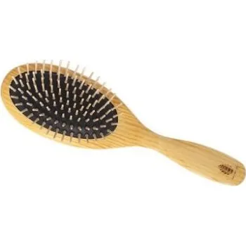 kartáč na vlasy Borovicový pneu kartáč na vlasy - s dřevěnými ostny - 9-řadý
