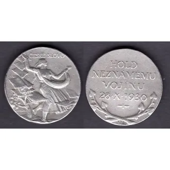 České slovo. Hold neznámému vojínu. 28. X.1930. Ag.