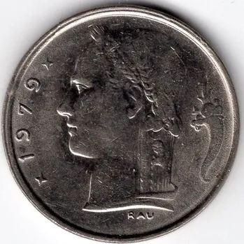BELGIE. 1 franc 1979. KM-143