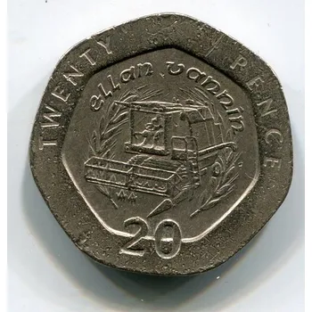 OSTROV MAN. 20 pence 1993/AA.
