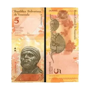 VENEZUELA. 5 bolivares 2007.