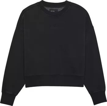 Dámské oblečení Fox Womens Wordmark Oversized Crew Pullover black S