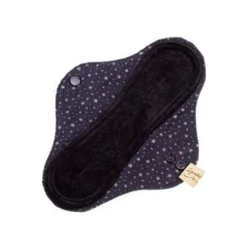 Menstruační vložka Menstruační vložka denní - černá (hvězdičky)