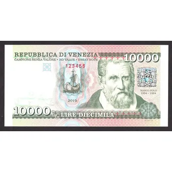Republica di Venezia. 10.000 lire 2019.