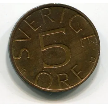 ŠVÉDSKO. 5 öre 1979. KM-849
