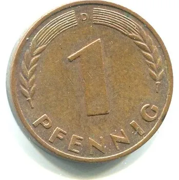Německo. 1 Pfennig 1969/D.