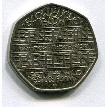 VELKÁ BRITÁNIE. 50 pence 2013.