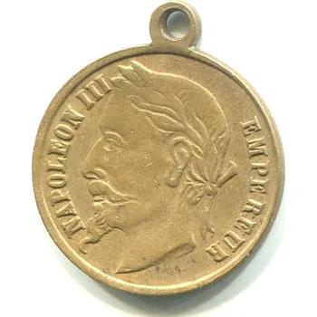 FRANCIE. Napoleon III. Medailon.