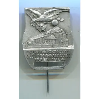 OLOMOUC-Chvalkovice. Otevření sokolovny 1924.