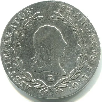 Sběratelství František II. 20 Kreuzer 1815/B. Kemnica. Ag.