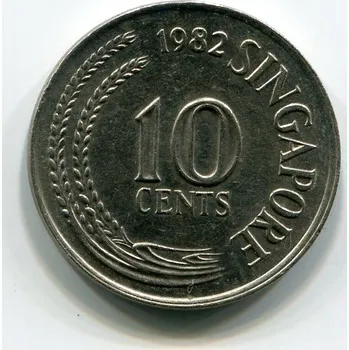 SINGAPUR. 10 cents 1982.