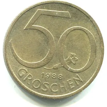 RAKOUSKO. 50 Groschen 1988.