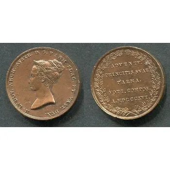 Marie Ludovika Beatrix z Modeny, arcivévodkyně d´Este, manželka císaře Františka II. Medaile na úmrtí 1816.