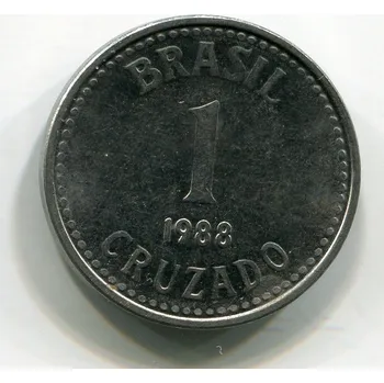 BRAZÍLIE. 1 cruzado 1988.
