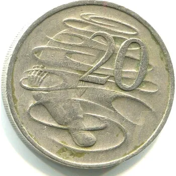 AUSTRÁLIE. 20 cents 1975.
