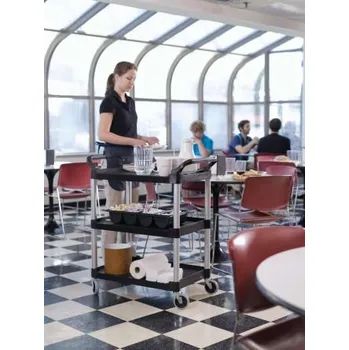 Vozík 3 úrovně PE 854.2 x 473.2mm nosnost 100lb Rubbermaid Commercial Products