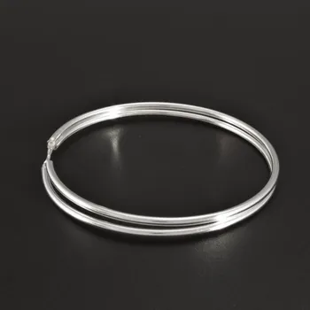 Náušnice Goldpoint Stříbrné kruhy velké kulaté Velikost: 62, Váha: 7.60 g