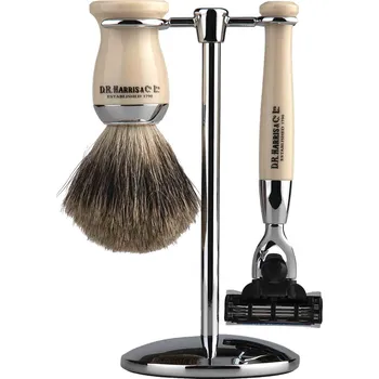 Holicí strojek D.R. Harris Starter sada na holení Ivory