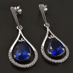 Goldpoint Náušnice bílé zlato a safíry Váha: 4.05 g